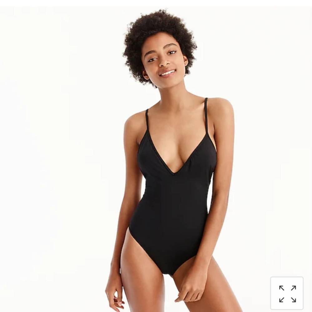J.Crew Playa Montauk cross-back one-piece